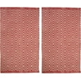 thumbnail image 2 of Chesapeake Portland Diamond 2pc Red Accent Rug Set (21"x34"), 2 of 2