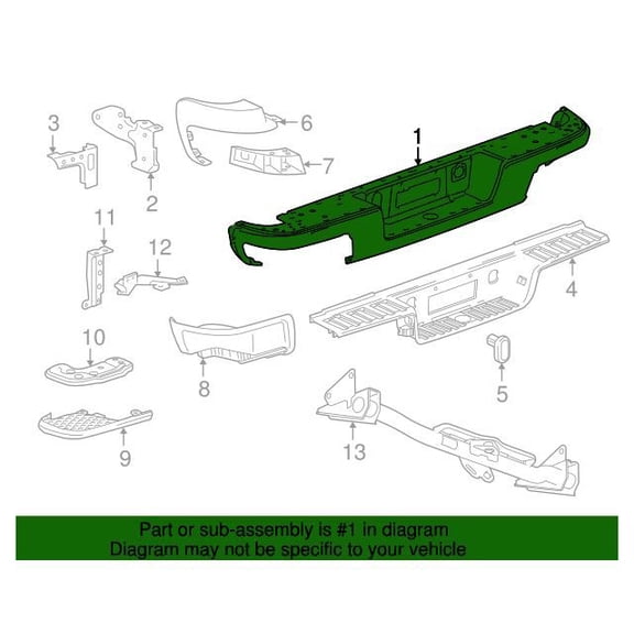 GM 22900981 Bar-Rr Bpr Imp *Primed