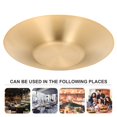 thumbnail image 2 of Assiette de Souper en Acier Inoxydable Pâtes Nouilles Plat Rond Assiette Taille Parfaite Plateaux Alimentaires Bol Rond Bol de Fête Banquet, 2 of 6