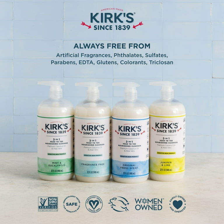 Kirk's 3-in-1 Nourishing Cleanser, Coconut Oil & Aloe photo 7