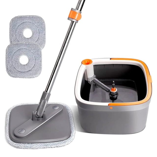 Fregona Hogar Persona Perezosa Trapeador Manos Libres Artefacto Limpiador Sucio Separador Trapeador Automático Giratorio Trapeador Plano Trapeador Limpio