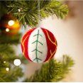 thumbnail image 1 of Adorno Navideño de Bola de Lana de 7 Cm, Kit de Decoración Navideña Diy | Patrones de Copos de Nieve Festivos Hechos a Mano | Decoración Ligera y Suave de Lana para Árbol de Navidad | Adornos para Co, 1 of 6