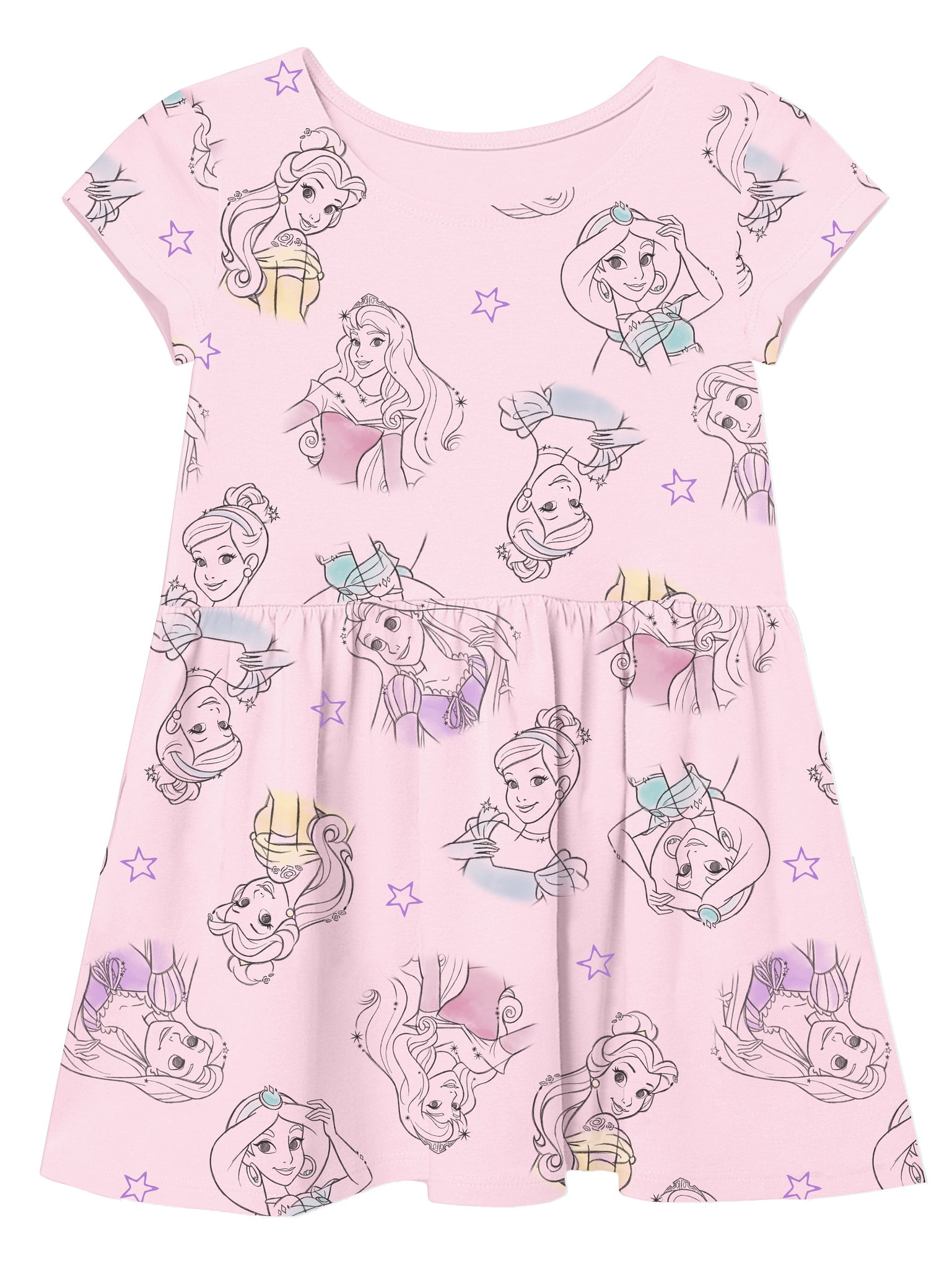 Disney Princess Head Shots Casual Dress (Toddler Girls & Little Girls ...