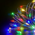 thumbnail image 3 of with Timer Function Battery Operated Dewdrop Led Lights,Mini Fairy Lights for Home Parties Christmas/Halloween Holiday Decoration,6 Hours on/18 Hours Off,30 LEDs,10 Feet (Multi Color, 4), 3 of 10