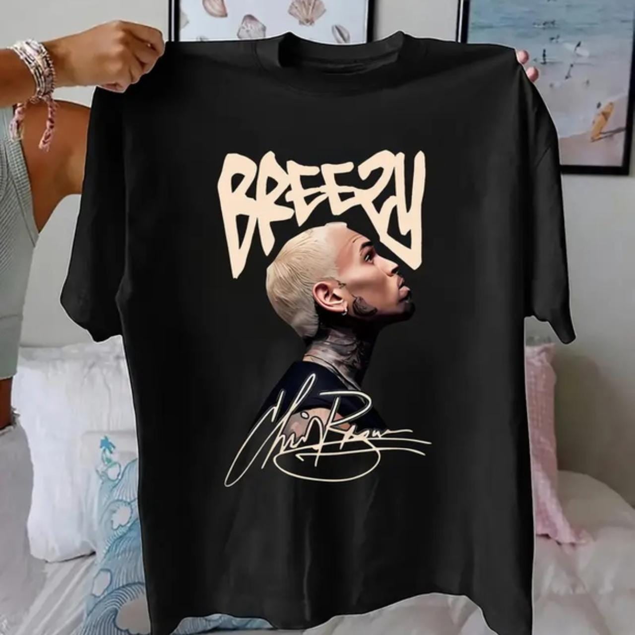 Chris Brown Breezy Bowl XX Tour T-Shirt, Chris Brown Album Shirt