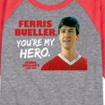 thumbnail image 3 of Ferris Bueller's Day Off - Ferris My Hero - Toddler And Youth Raglan Graphic T-Shirt, 3 of 6