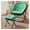 Green, variant on Saucer Chair Soft Faux Fur Oversized Folding Accent Chair with Metal Frame,Moon Round Chair Lounge Lazy Chair Leisure Padded Seat for Living Room,Balcony,Office