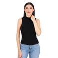thumbnail image 1 of Blusa sin mangas con cuello alto /Juvenil, 0238 (Negro) negro G, 1 of 4