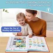 15 in 1 Talking Sound Books, 470+ Words Learning & Education Kids Toys, Interactive Electronic Audio Books for Boys and Girls Gifts