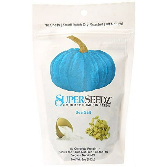 SuperSeedz Pumpkin Seeds, Sea Salt, 5 Ounce Package