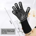 thumbnail image 3 of MQOUO BBQ Gloves, 1472 Degree F Heat Resistant Grilling Gloves Silicone Non-Slip Oven Gloves Long Kitchen Gloves for Barbecue, Cooking, Baking, Cutting, 3 of 14