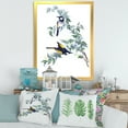 thumbnail image 3 of Designart 'Ancient Australian Birds On A Branch' Traditional Framed Art Print, 3 of 4