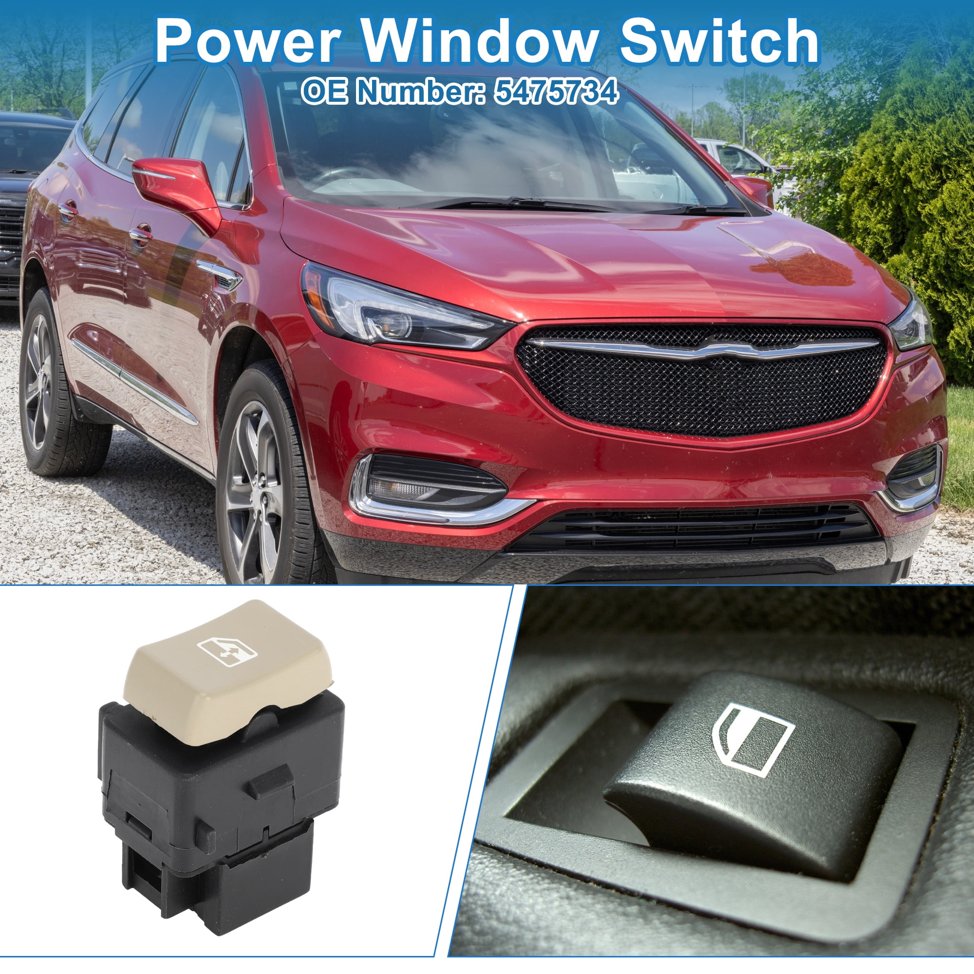 Unique Bargains Power Window Switch for Buick Rendezvous 2002-2007 No.5475734