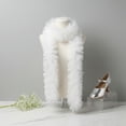 thumbnail image 6 of Detachable Tulle Boa Shawl, White Bridal Ruffle Cape, 11.81x78.74inch, 6 of 7
