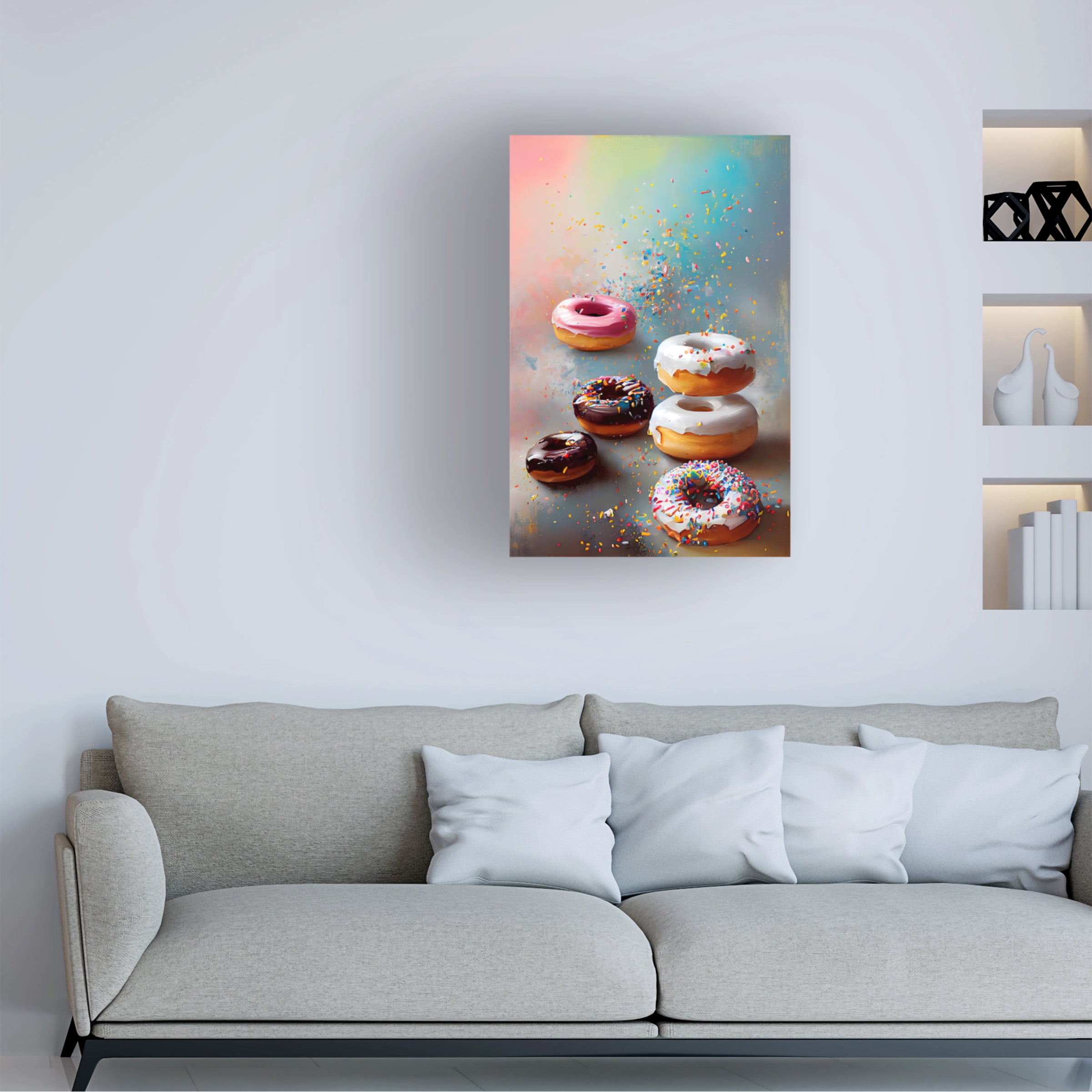 Treechild 'Yummy Donuts' Canvas Art