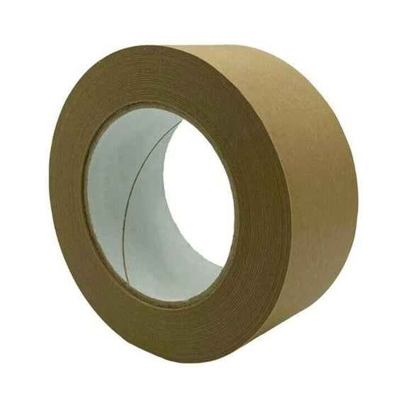 MMBM Flatback Tape Tan 3" x 55 Yards 4.8 Mil Adhesive Paper Light Packing Tabbing 24 Rolls