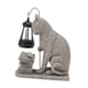thumbnail image 2 of Estatua Solar de gato para jardín, lámpara para exteriores, exhibición de luz Solar, arte decorativo para patio trasero, figura de escultura Animal, 2 of 8
