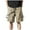 Khaki—2025 Summer Savings, variant on BADHUB Mens Big & Tall Cargo Shorts Elastic Waist Drawstring Hiking Shorts Knee Lenght Athletic Outdoor Cotton Khaki Shorts Black XXXXXL