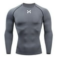 thumbnail image 5 of Sports Top Quick Dry Men's Compression Shirt Long Sleeve Second Skin Gym Workout Short Fitness Running T-Shirt Men Wear, 5 of 6