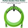 Deluxe Wall Mount Garden Hose Hanger Duty Metal Hose Holder Easily