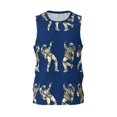 thumbnail image 2 of Easygdp Disco party Astronaut Dancing Men's Mesh Basketball Jersey Quick Drying Sleeveless Shirts Fitted Muscle Tank Tops Sport Round Neck T-Shirt - X-Large, 2 of 9