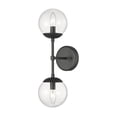 thumbnail image 2 of 8152-MB Millennium Lighting Avell - 2 Light Wall Sconce-19 Inches Tall and 5.5 Inches Wide-Matte Black Finish, 2 of 4