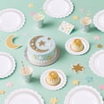thumbnail image 7 of 100Pcs White Paper Plates 7 Inch, Scalloped Paper Plates Disposable Cake Dessert Dinner Plate For Birthday Shower Wedding Party Decorative Supplies, 7 of 7