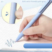 LKXGBMY 6Pcs Colored Gel Pens, Pastel Ink Colors, Retractable Quick Dry Ink Pen Fine Point 0.5mm Smooth Writing for Journaling Notetaking Drawing Stationery