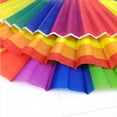 thumbnail image 2 of QUMIIRITY 2Ud Abanicos Plegables Multicolor Para Y Fiestas Con Y Práctico, 2 of 8