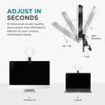 thumbnail image 4 of Luz para videoconferencias InnoGear de 5" con 60 LED y trípode, 4 of 7