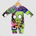 thumbnail image 4 of Invader Zim Baby Footless Rompers, Long Sleeve Baby Onesie Jumpsuit for Boys Girls, 4 of 8