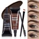 thumbnail image 2 of Crema potenciadora de cejas profesional para mujeres, juego de pigmentos de tatuaje de cejas, Gel de cejas resistente al agua, tinte líquido Natural, 2 of 4