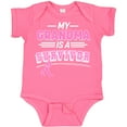 thumbnail image 3 of Inktastic My Grandma is a Survivor Breast Cancer Awareness Boys or Girls Baby Bodysuit, 3 of 5