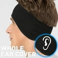 thumbnail image 3 of Fleece Ear Warmers for Men Women Kids - Winter Headband Ear Muffs Ear Covers for Cold Weather Running Cycling Ski, 3 of 6