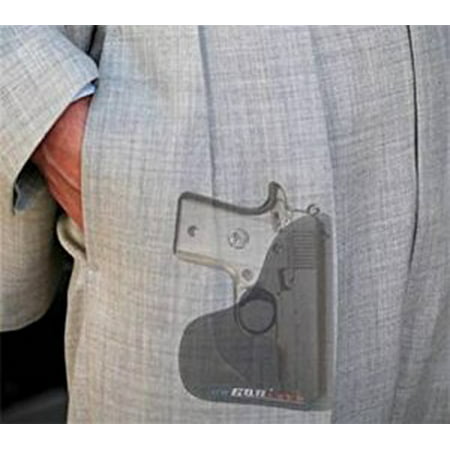 Garrison Grip Custom Fit Leather Trimmed Pocket Holster For Colt 380 Auto Mustang Pocketlite