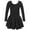 Black, variant on Dress Girls Summer Birthday Dresses for Girls Kids Fashion Casual Dresses 6-7 Years