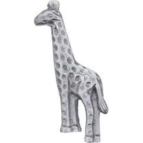 Servette Home Silver Metal Napkin Weight - Giraffe