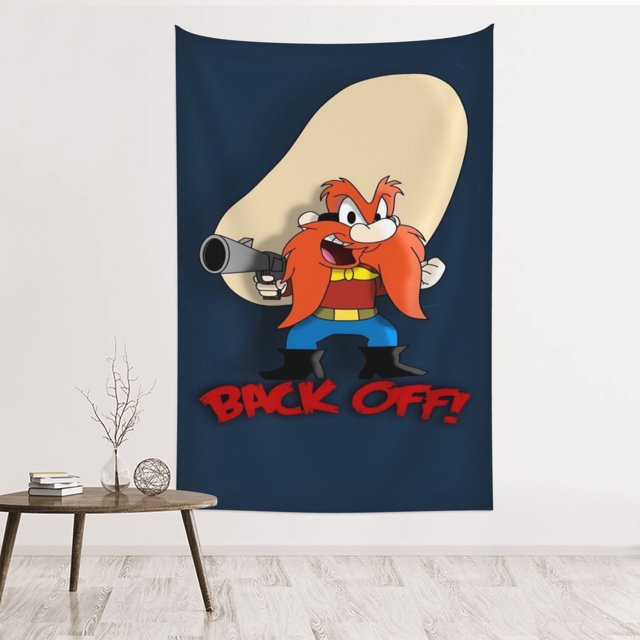 Tapiz de Yosemite Sam para hombre, decoración de pared para dormitorio de niños, sala de estar