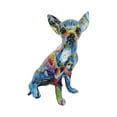 thumbnail image 3 of Estatua de perro colorido BLESIY chihuahua estilo A, 3 of 8