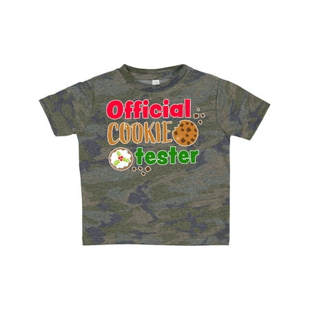 

Inktastic Official Cookie Tester Christmas Cookies Gift Toddler Boy or Toddler Girl T-Shirt