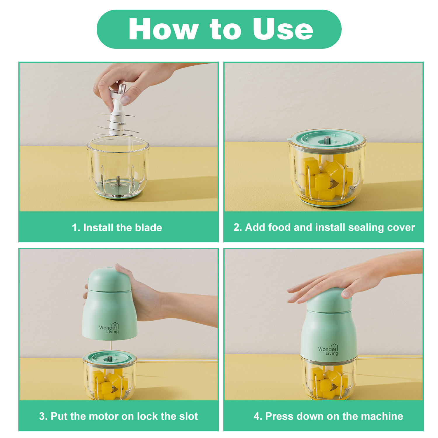 Wonderliving Baby Food Maker Processor with Storage photo 3