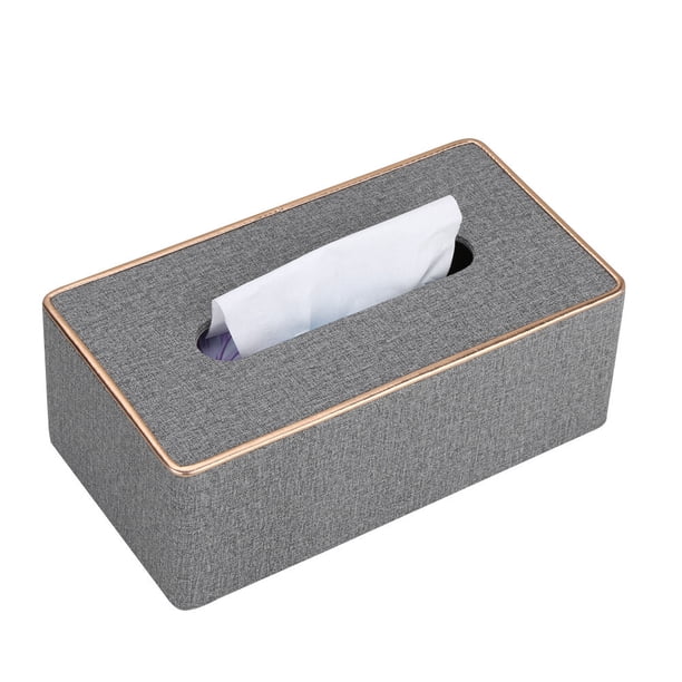 KINGFOM™ boîte à mouchoirs en cuir pour la maison, le bureau et la KINGFOM™ boîte à mouchoirs en cuir pour la maison, le bureau et la