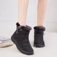 thumbnail image 3 of Botas de mujer de talla grande de invierno con relleno y botas cortas de terciopelo para mujer, zapatos de madre de lona, 3 of 6