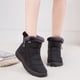 thumbnail image 3 of Botas de mujer de talla grande de invierno con relleno y botas cortas de terciopelo para mujer, zapatos de madre de lona, 3 of 6