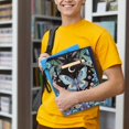 thumbnail image 5 of HELLHERO Notebook Wraps for Teachers, Book Storage Bag, Decorative Design, Storage & Portability for Textbooks, Fantasy Butterfly & Mushroom, 5 of 8