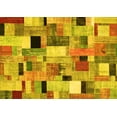 thumbnail image 1 of Ahgly Company Indoor Rectangle Patchwork Yellow Transitional Area Rugs, 7' x 9', 1 of 4