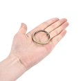 thumbnail image 4 of 32mm ID 3.8mm Thickness Metal O Ring Iron Bronze Tone 10 Pack, 4 of 4