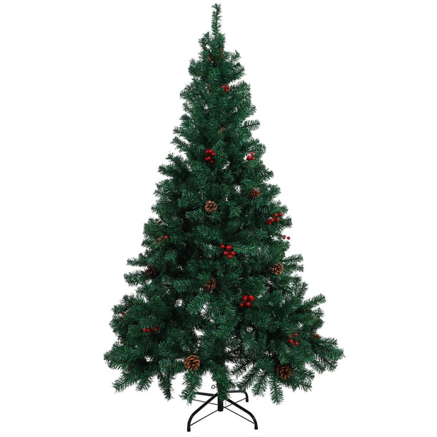 Árbol de Navidad con decoraciones árbol de Navidad falso árbol de Navidad Artificial para fiesta en casa al aire libre interior