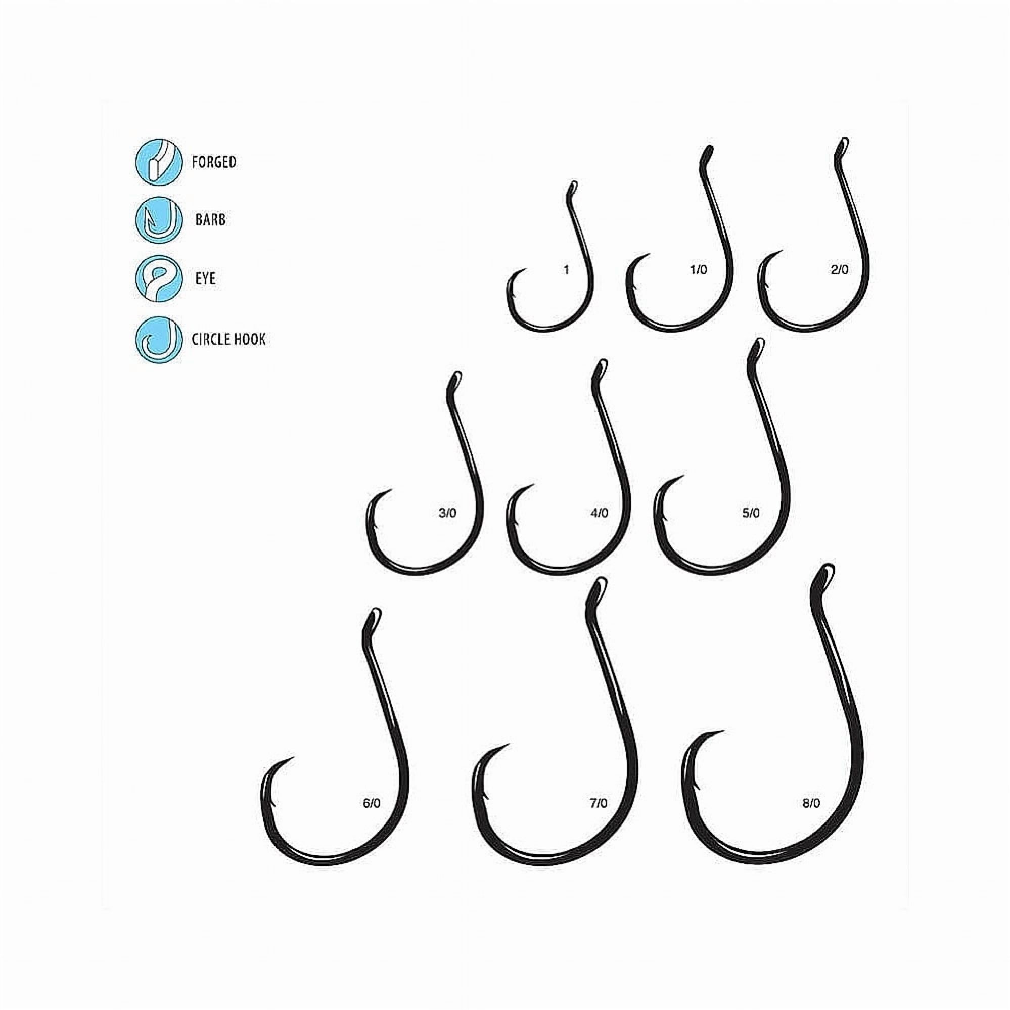 Gamakatsu Octopus Circle In-Line Hooks - Non-Offset, Size 6/0, 25 Pack, For Live Bait Fishing - View #8