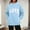 Light Blue, variant on Zorckvet Womens Plus Size Sweatshirts Pullover Long Sleeve Shirts Casual Heart Graphic Crewneck Valentine Tops for Women Fashion